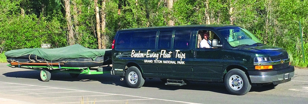 where-to-meet-BE-van&trailer Where to meet your Barker-Ewing Scenic Float Trip in Grand Teton National Park